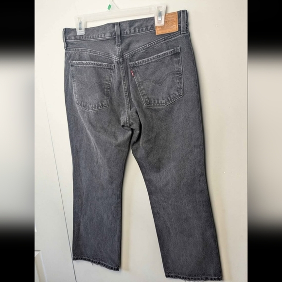 NWT LEVI'S Middy Ankle Bootcut Women Jeans Size 30 Black Color - Picture 4 of 8